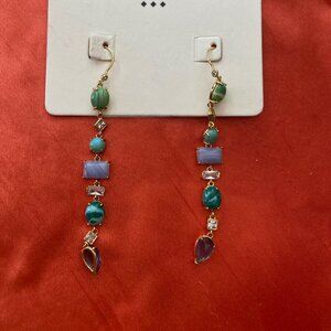 Anthropologie Multi Stone earrings